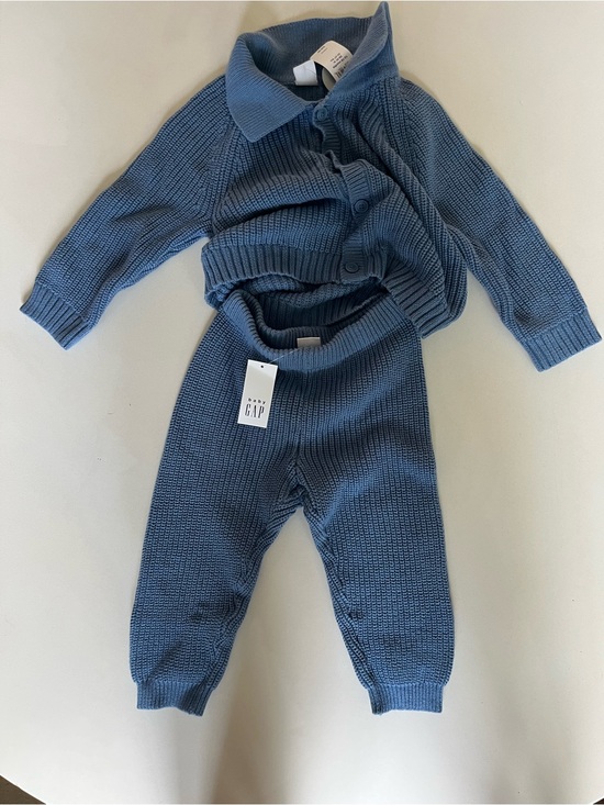 GAP Other - BABY GAP NWT 2 Piece Set, Knit Button Up Sweater and Pants, 12-18 Months